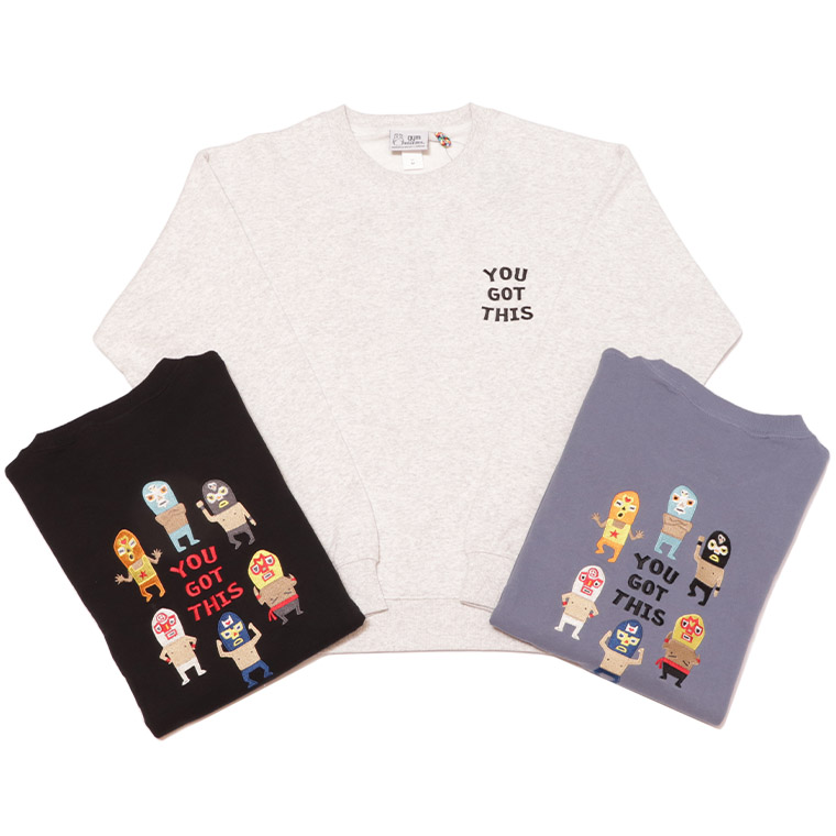gymmaster ジムマスター G821731 10.3ozYOUGOTTHIS刺繍スウェットシャツ トレーナー スウェット