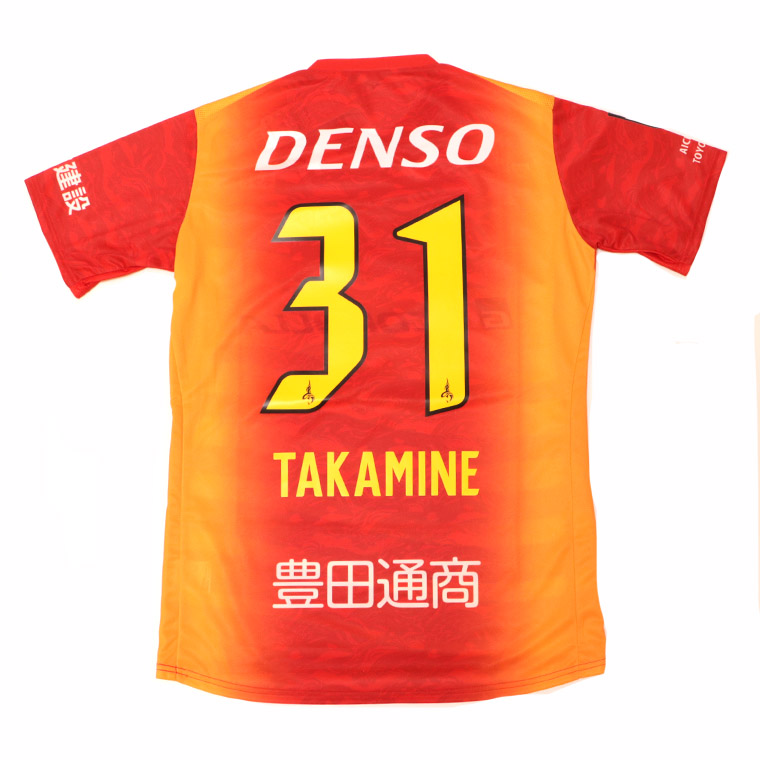 2026/27シーズンユニフォーム オーセンティック 高嶺朋樹選手TAKAMINE 31番 特別モデル FP 1st　半袖シャツ プラクティスシャツ 名古屋グランパス NAGOYA GRAMPUS
