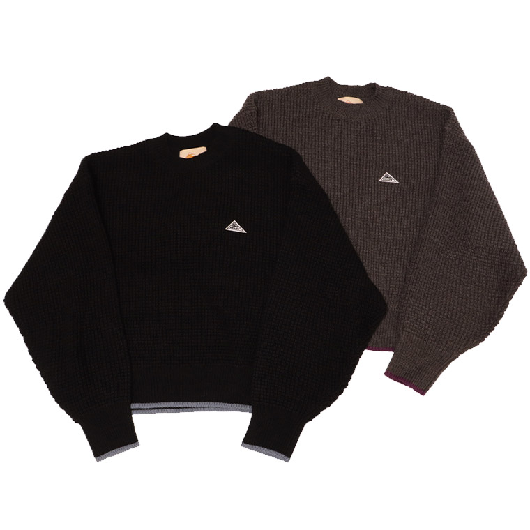 KELTY ケルティ KE26212049 ピケニットクルーネック クロップド丈ニット セーター ニット ショート丈 レディース