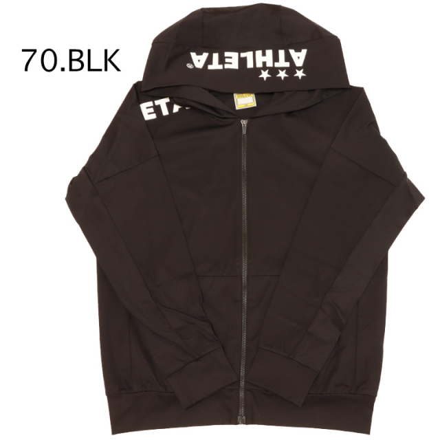ATHLETA アスレタ 03393J JrプラクールZIPパーカー 冷感ストレッチ
