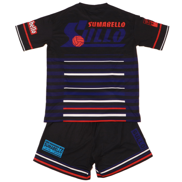 SULLO スージョ 1720101021+1721101022 ボーダープラシャツプラパンツ