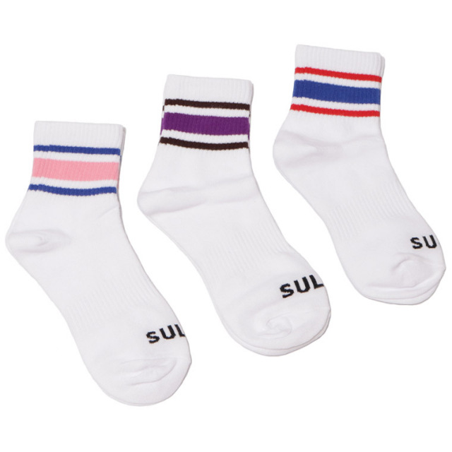 SULLO スージョ 1825401013 3色1セットSHORTSOX ショートソックス 3足セット ショート丈 ソックス 靴下