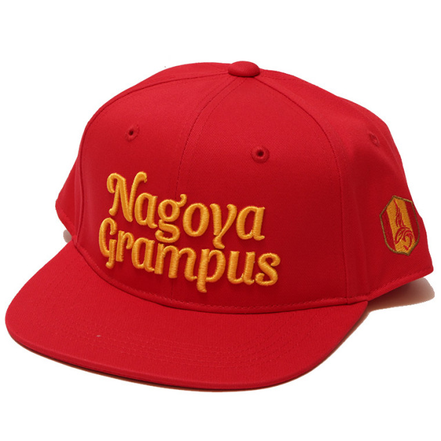 ベースボールキャップ 赤 レッド メンズ サポーターキャップ 名古屋グランパス 公式グッズ NAGOYA GRAMPUS