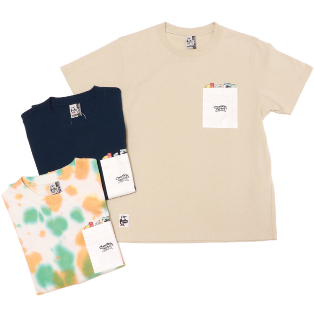 CHUMS チャムス CH01-2517 チャムリーズマーケットポケットTシャツ ポケットTシャツ Tシャツ 半袖 耐久性 コットン100％