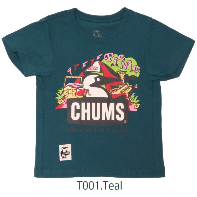 CHUMS チャムス CH21-1309 キッズピクニックブービーTシャツ キッズ T