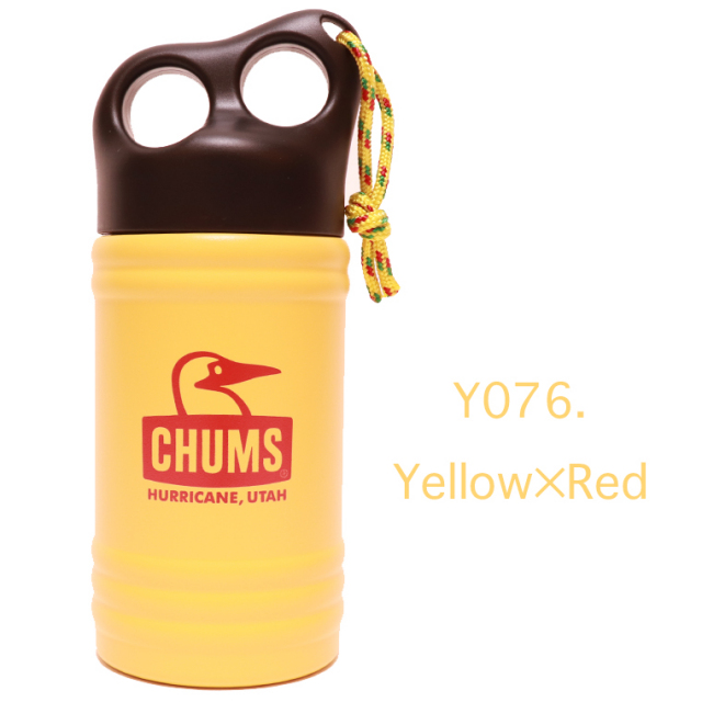 ✨美品・未使用✨ CHUMS ディッシュ カップ カトラリー ステンレスボトル CHUMS チャムス CH62-2127 キャンパーウェーブボトル300ml
