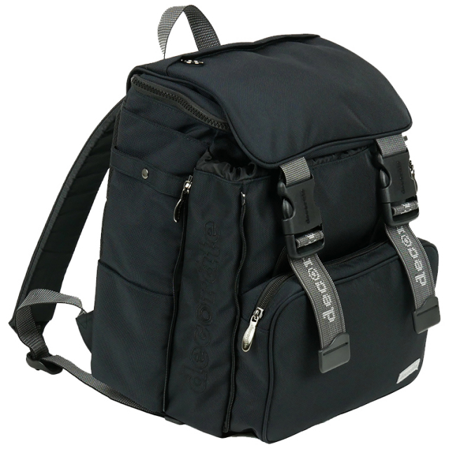 decorate デコレート DMS-101 HeiTH 905.ブラック Mサイズ リュック ランドセル 通学 アフタースクール