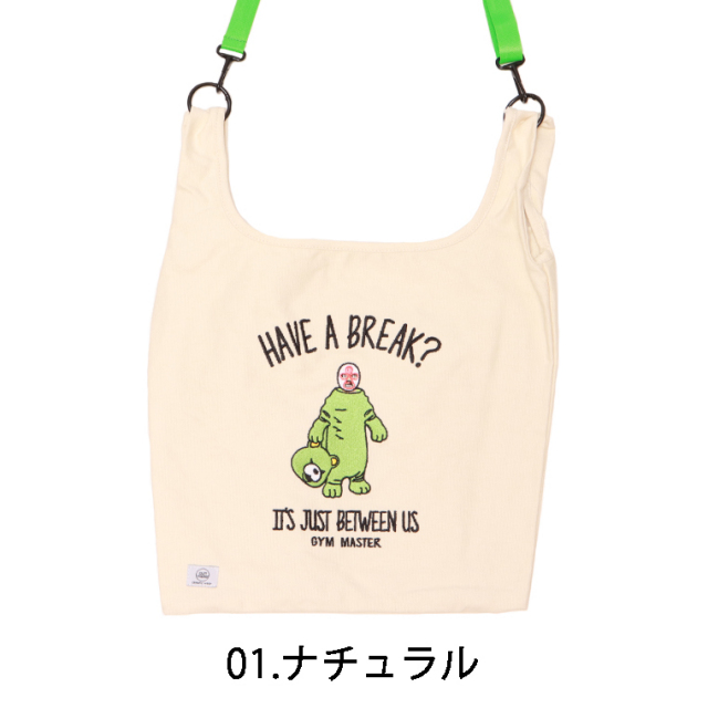 C★✩ページ　レッスンバッグ　上履き入れ　シャカシャカ　シェイカー gymmaster ジムマスター G421796 2WAY刺繍キャンバスショルダー