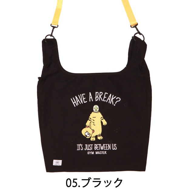C★✩ページ　レッスンバッグ　上履き入れ　シャカシャカ　シェイカー gymmaster ジムマスター G421796 2WAY刺繍キャンバスショルダー