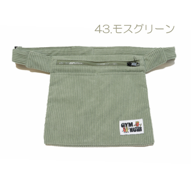 gymmaster ジムマスター G621740 コーデュロイ ウエストバッグ