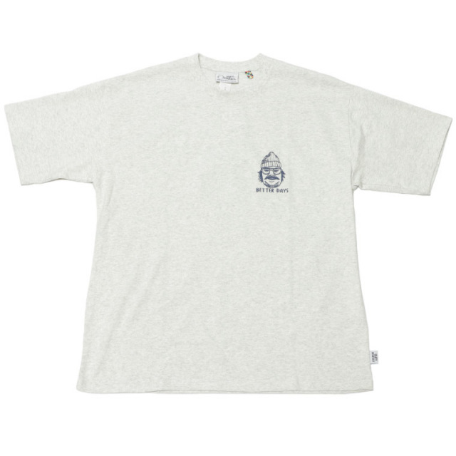 gymmaster ジムマスター G721710 7.4ozBETTERDAYSビッグTEE ドロップショルダーTシャツ 大きめサイズTシャツ 半袖シャツ Tシャツ コットン100％