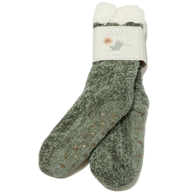 グロリア GSX8737 内ボアあったかルームソックス 裏起毛ソックス 靴下 ソックス レディース