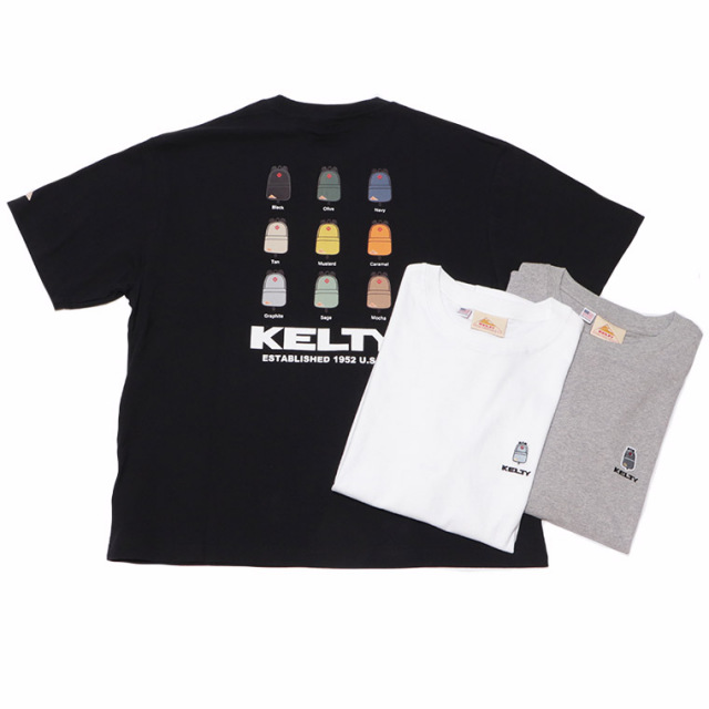 KELTY ケルティ KE26113015　デイパック　S/S　Tシャツ　ショートスリーブ　半袖シャツ　メンズ　カジュアル　バッグデザイン