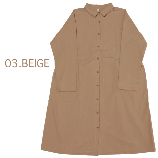 Cloudnine クラウドナイン NOP1760 綿麻胸・脇ポケット付き Cloudnine クラウドナイン NOP1760 綿麻胸・脇ポケット付き