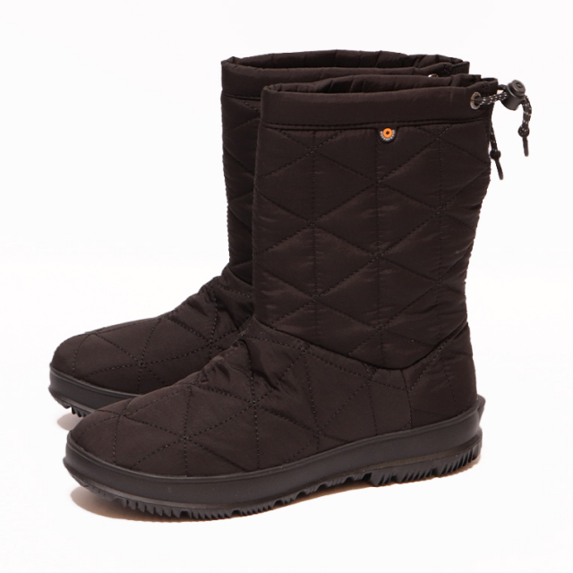 BOGS(ボグス) 72238 SNOWDAY MID ブラック　BLACK ミッドカット レディース　メンズ 防水 ブーツ ウィンターブーツ　