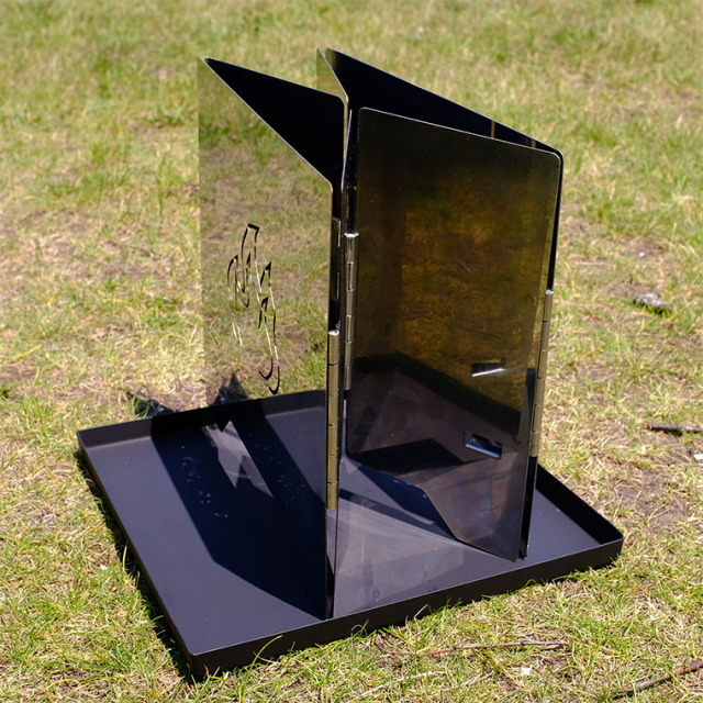 アウトドア 【コンパクト】オリジナル焚き火台セット30cm30cm