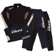 ATHLETA アスレタ 04188＋04189 グリッド起毛TRジャケット26f グリッド起毛TRパンツ26f 裏起毛ジャージ 上下セット