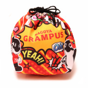 保冷きんちゃく袋(グランパスくんファミリー) 保冷バッグ バッグ 保冷 お弁当袋 名古屋グランパス 公式グッズ NAGOYA GRAMPUS