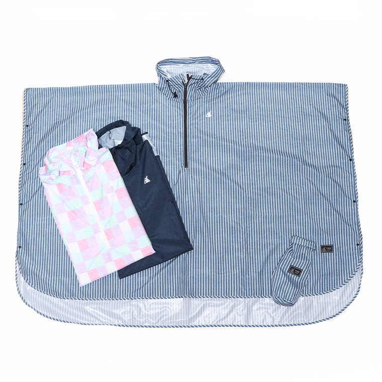 YUK レインコート yk23sp191rpa レインポンチョ 大人用 M L 防水yuk 自転車 通学 レディース メンズ 家族でお揃い 防水 超撥水yuk