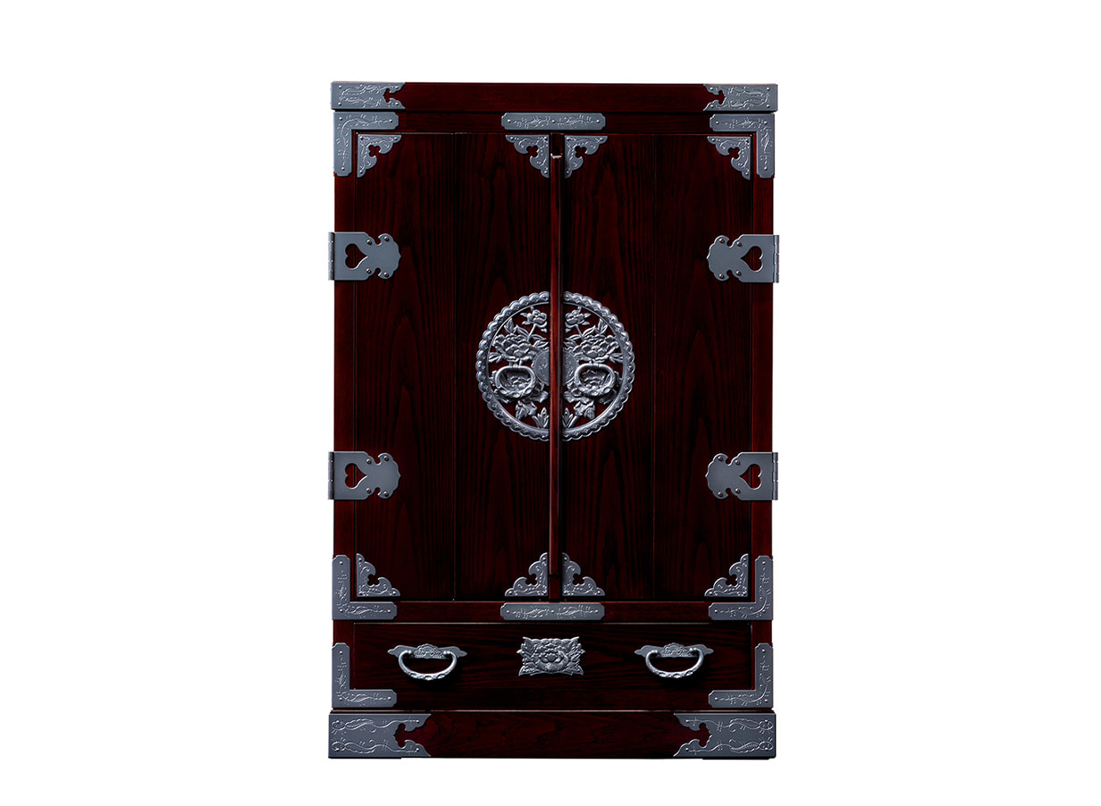 ☆仏壇 仙台仏壇 23号 中3段 KHB-314D 木地呂漆調｜コンパクト ミニ仏壇