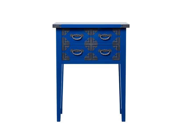 仙台箪笥 四ッ抽コンソール KB-132D 木地呂漆塗り｜和モダン