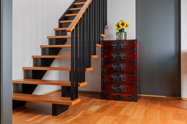 T3750☆展示美品☆府中家具☆LUCCI☆和箪笥☆シャルドネ☆ウォールナット材 CHARDONNAY(シャルドネ)出張買取-アドア東京-世田谷区 LUCCI