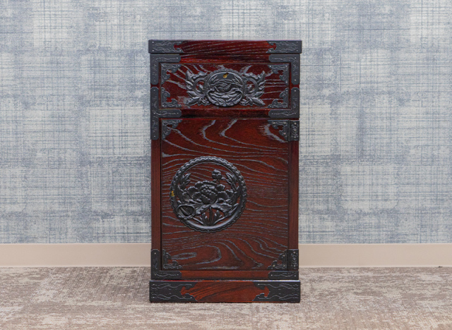 仙台箪笥 サイドチェスト KC-320 拭き漆塗り