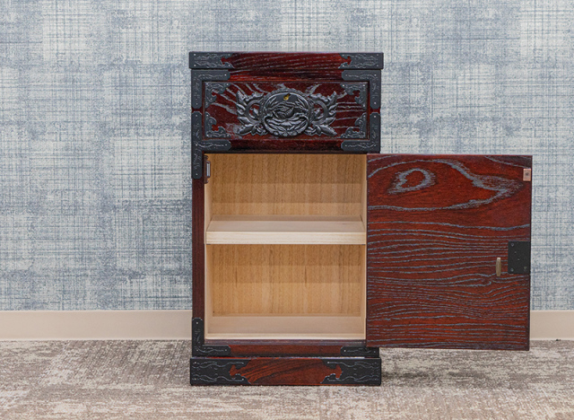 仙台箪笥 サイドチェスト KC-320 拭き漆塗り