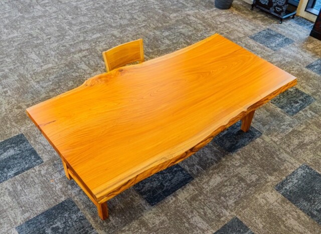 213巾欅一枚板 兼用脚付 57700