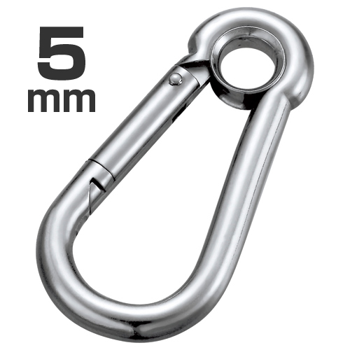 ステンレス製　AKフック　（環付）　5mm
