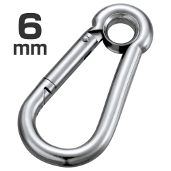 ステンレス製　AKフック　（環付）　6mm
