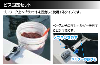 BMO コマセホルダー角型（中） ビス固定セット [20Z0092]