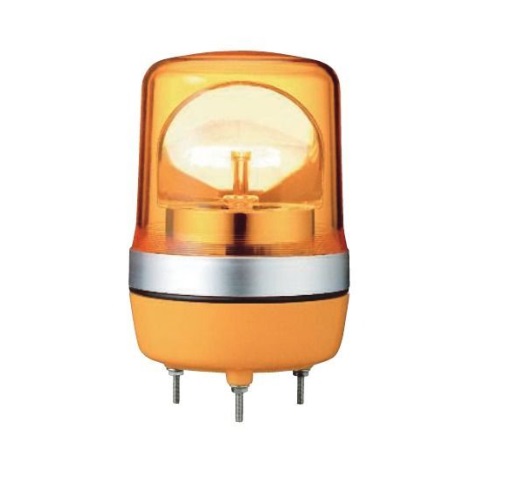 小型LED回転灯(小糸製作所) PKL-106 イエロー 24V [30126]