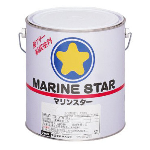 水和分解型船底防汚塗料　マリンスターA　4kg　【中国塗料】