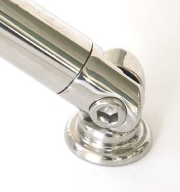 リガー パイプシングルプレートインサートφ38(2t) ＆ベースφ45セット[7833]