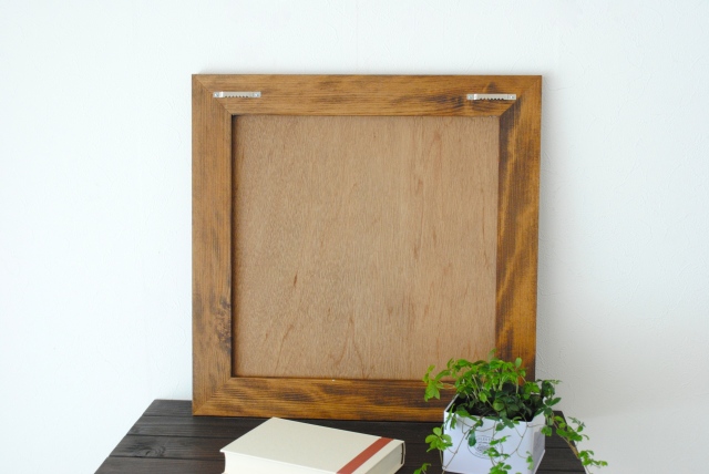 レオン 50x50cm 全4色 カフェミラー 壁掛けミラー 正方形 (通常便商品)