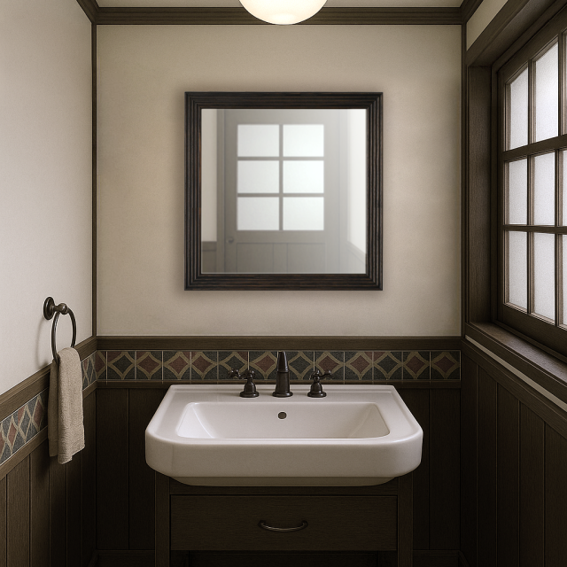 キャレ 60x60cm ホワイトアッシュ材 全3色 壁掛けミラー