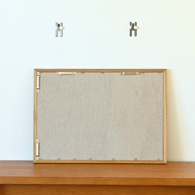 mikiroomページ SENNOKI Mミラー 32x45cm ウォールナット材 アメリカンチェリー材