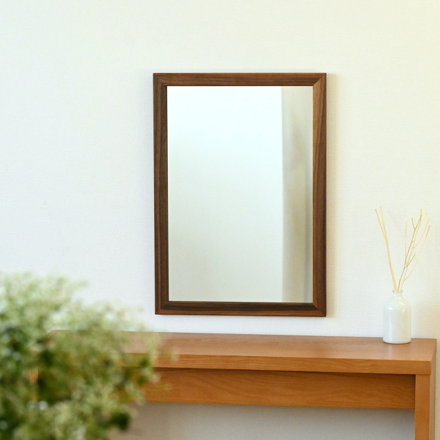 壁掛けミラー 鏡 壁掛けミラー ウォールミラー エッチング デザイン エリブス 洗面鏡