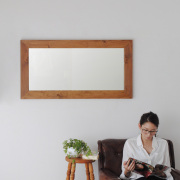 クロノス　54.5x104.5cm　全2色　アンティーク調　姿見　壁掛けミラー　長方形　（通常便商品）