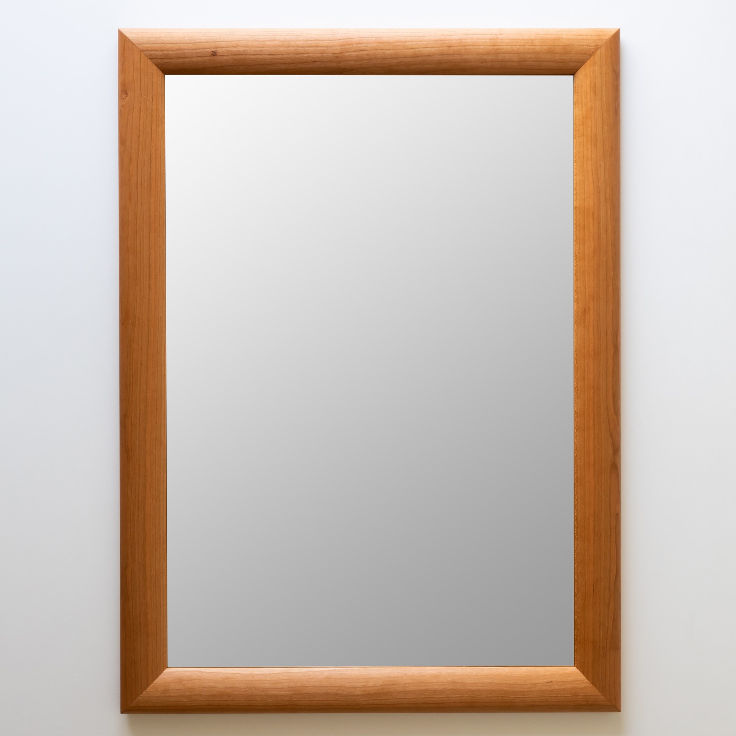 SOL　ソル　65x89cm　アメリカンチェリー材　壁掛けミラー　長方形　