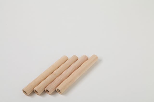 ラバーウッド丸脚300X40　4本