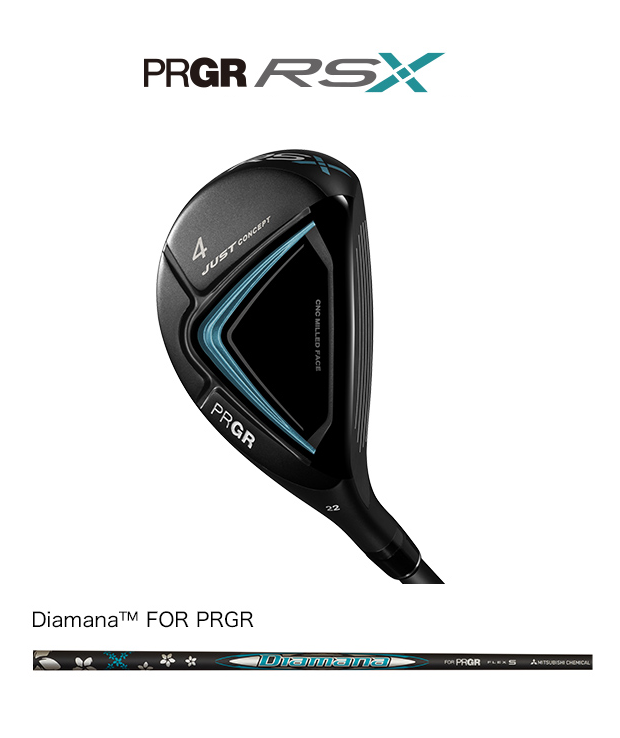 プロギア　RS ユーティリティ 2023年モデル [Diamana FOR PRGR フレックス：S]
