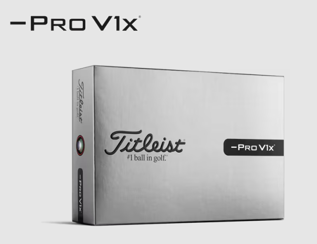 タイトリスト　PRO V1x LEFT DASH 2026年 ダースボール