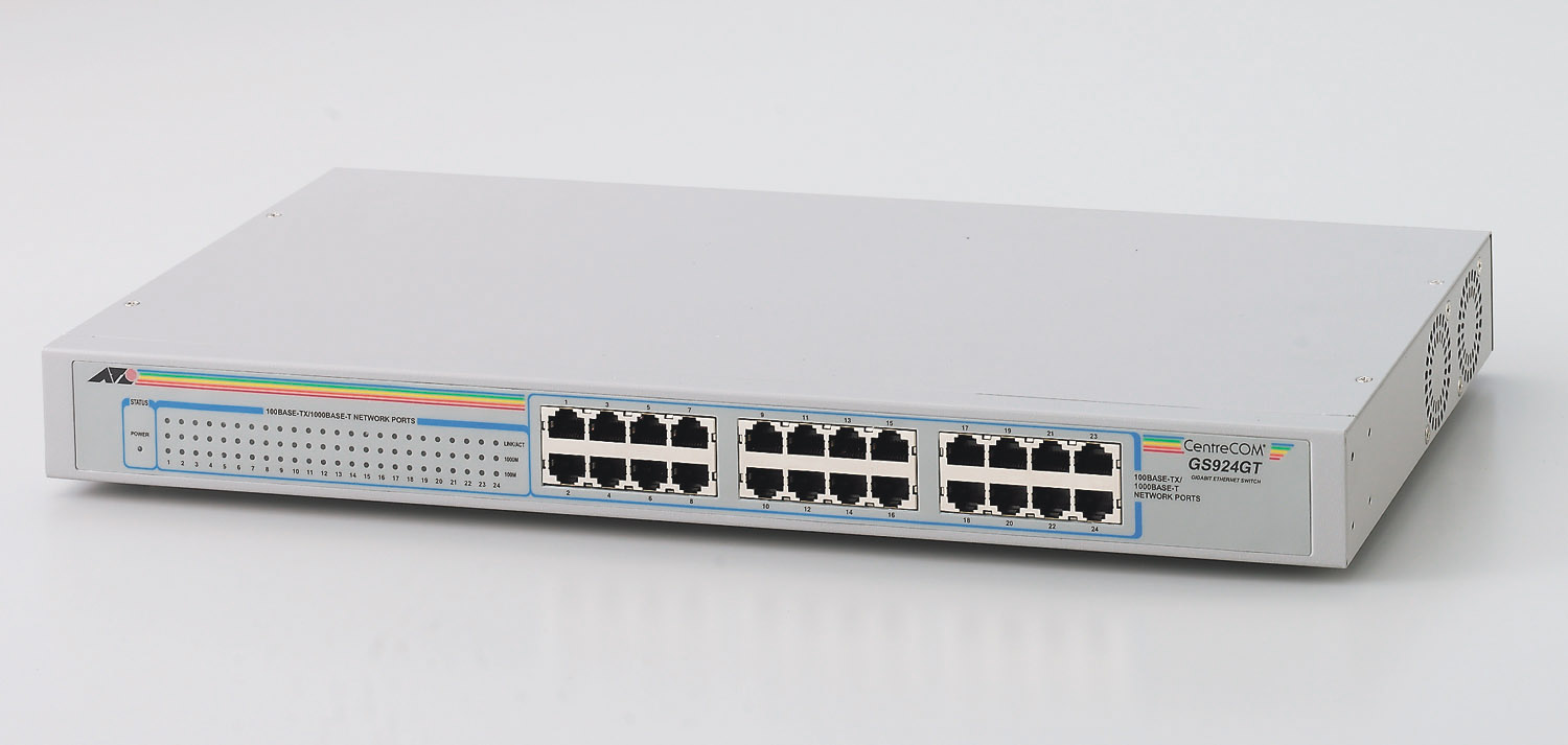 アライドテレシス スイッチングHUB 良い CentreCOM GS924XL
