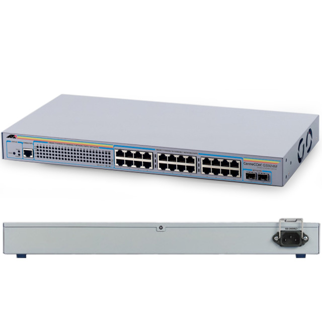 中古検査済 Allied Telesis CentreCOM GS924M (30048)