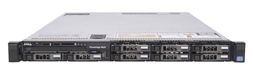中古 DELL PowerEdge R620/10C E5-2660v2 2CPU/128GB/900GBx4