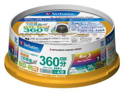 三菱化学(Verbatim) VBR260YP20SV1