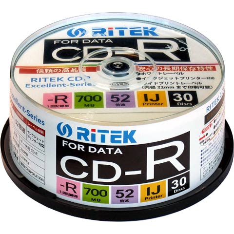 RiDATA CD-R700EXWP.30RT C