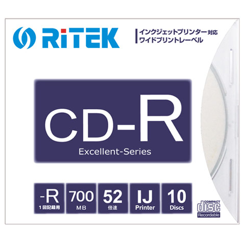 RiDATA CD-R700EXWP.10RT SC N